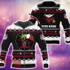 Arizona Cardinals Grinch Funny Design Ugly 3D Zip Hoodie Pullover Print Personalized - Arizona Cardinals Grinch Funny Design Ugly 3D Zip Hoodie Pullover Print Personalized