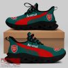 Arsenal Fans EPL Chunky Sneakers Sleek Max Soul Shoes For Men And Women - Arsenal Chunky Sneakers White Black Max Soul Shoes For Men And Women Photo 1