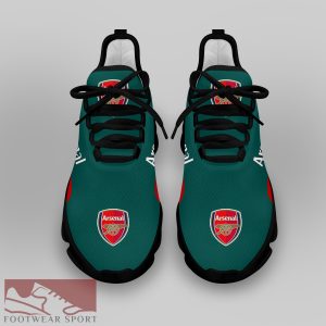 Arsenal Fans EPL Chunky Sneakers Sleek Max Soul Shoes For Men And Women - Arsenal Chunky Sneakers White Black Max Soul Shoes For Men And Women Photo 4