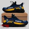 Chunky Sneakers FC PORTO Liga Portugal Logo Collection Max Soul Shoes For Fans - FC PORTO Chunky Sneakers White Black Max Soul Shoes For Men And Women Photo 1