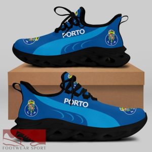 Chunky Sneakers FC PORTO Liga Portugal Logo Style Max Soul Shoes For Fans - FC PORTO Chunky Sneakers White Black Max Soul Shoes For Men And Women Photo 1