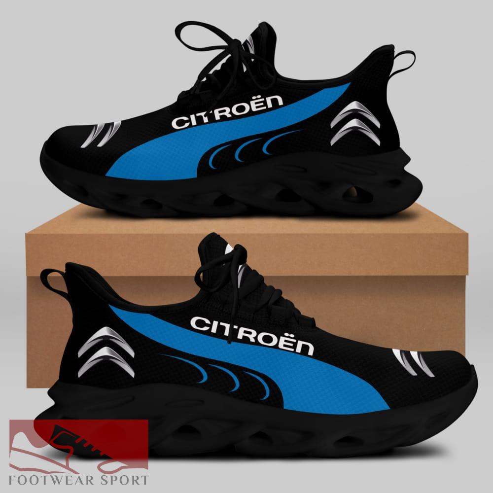 Citroën Racing Car Running Sneakers Fashion-forward Max Soul Shoes For Men And Women - Citroën Chunky Sneakers White Black Max Soul Shoes For Men And Women Photo 1