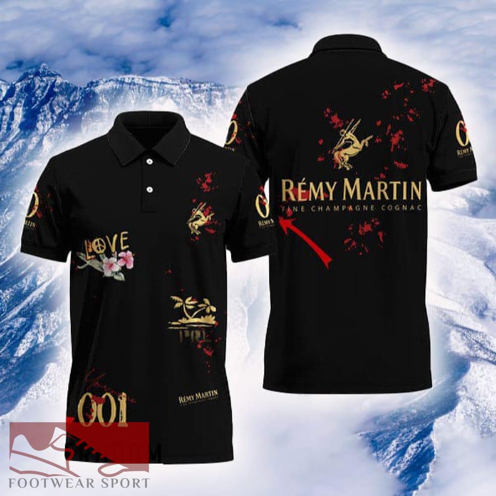 Custom Name Remy Martin Mesh Graphic Polo Shirt Black Color Beer Lovers Gift For Mens AOP - Custom Name Remy Martin Mesh Graphic Polo Shirt Black Color Beer Lovers Gift For Mens AOP