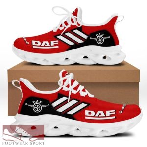 DAF Trucks Farming Logo Chunky Sneakers Fashion Max Soul Shoes For Men Women - DAF TRUCKS Chunky Sneakers White Black Max Soul Shoes For Men And Women Photo 1