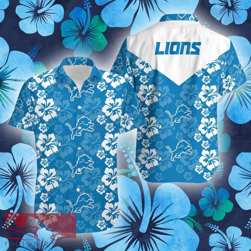 Detroit Lions Flowers Hawaiian Shirt Gift Summer - Detroit Lions Flowers Hawaiian Shirt Gift Summer