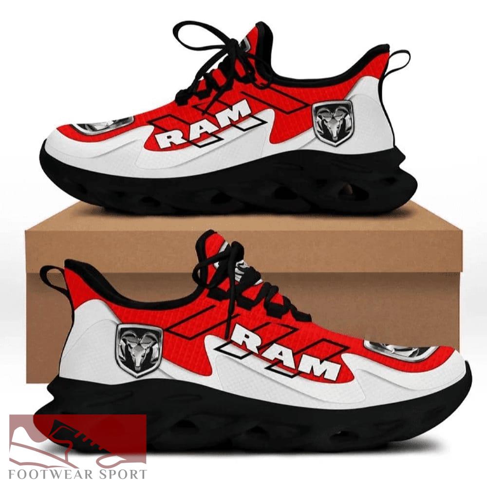 DODGE RAM Racing Car Running Sneakers Style Max Soul Shoes For Men And Women - DODGE RAM Chunky Sneakers White Black Max Soul Shoes For Men And Women Photo 2
