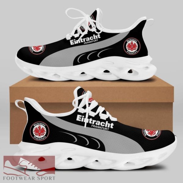 Eintracht Frankfurt Bundesliga Chunky Shoes Runway Max Soul Sneakers For Fans - Eintracht Frankfurt Chunky Sneakers White Black Max Soul Shoes For Men And Women Photo 2