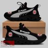 Eintracht Frankfurt Bundesliga Chunky Shoes Runway Max Soul Sneakers For Fans - Eintracht Frankfurt Chunky Sneakers White Black Max Soul Shoes For Men And Women Photo 1