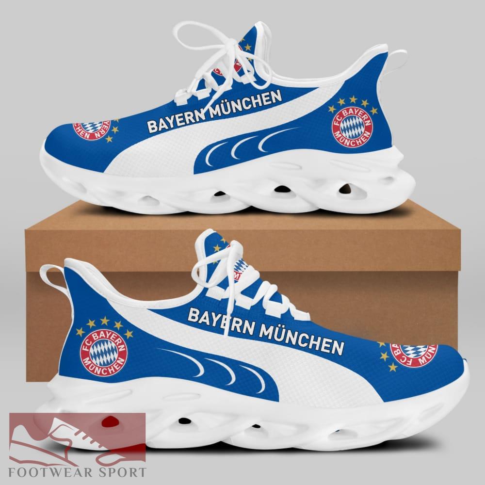 FC Bayern Munich Bundesliga Chunky Shoes Design Max Soul Sneakers For Fans - FC Bayern Munich Chunky Sneakers White Black Max Soul Shoes For Men And Women Photo 2