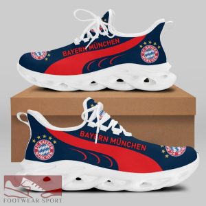 FC Bayern Munich Bundesliga Chunky Shoes Footwear Max Soul Sneakers For Fans - FC Bayern Munich Chunky Sneakers White Black Max Soul Shoes For Men And Women Photo 2