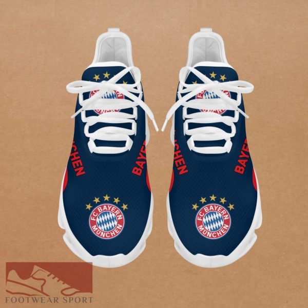 FC Bayern Munich Bundesliga Chunky Shoes Footwear Max Soul Sneakers For Fans - FC Bayern Munich Chunky Sneakers White Black Max Soul Shoes For Men And Women Photo 3