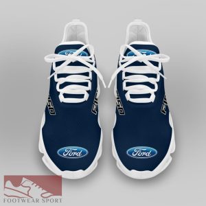 FORD F150 Racing Car Running Sneakers Impression Max Soul Shoes For Men And Women - FORD F150 Chunky Sneakers White Black Max Soul Shoes For Men And Women Photo 3