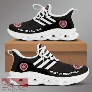 Heart of Midlothian FC OW Chunky Sneakers Expressive Max Soul Shoes For Men And Women - Heart of Midlothian FC OW Chunky Sneakers White Black Max Soul Shoes For Men And Women Photo 2