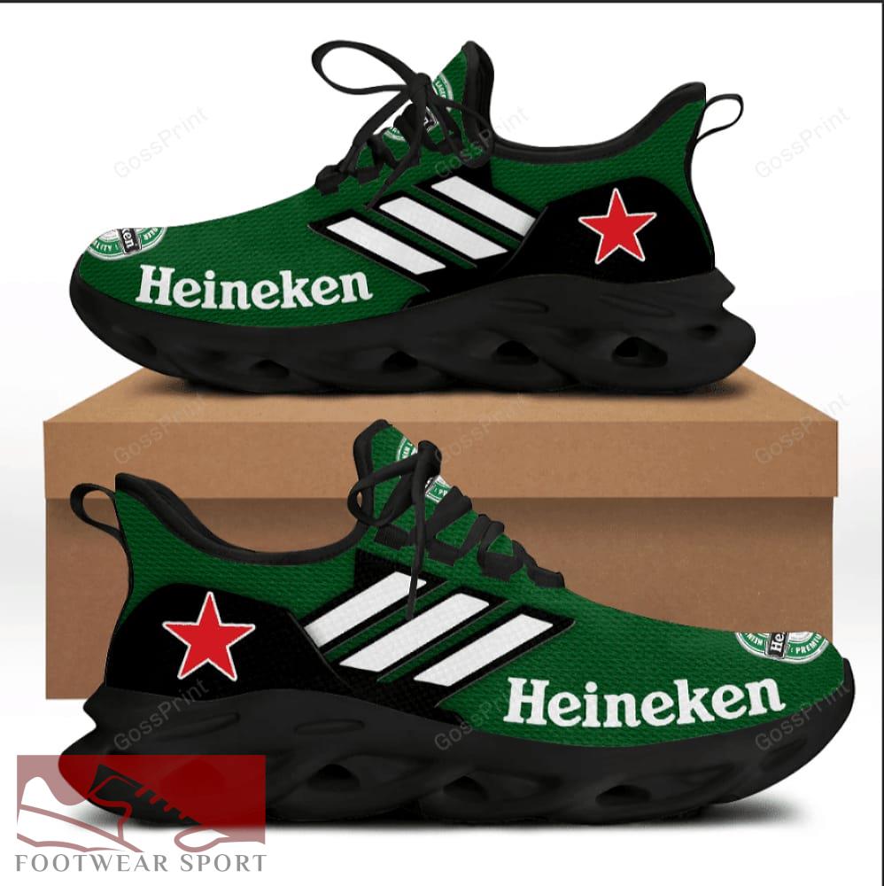 HEINEKEN Beer Running Shoes Design Max Soul Sneakers For Men And Women - HEINEKEN Chunky Sneakers White Black Max Soul Shoes For Men And Women Photo 1