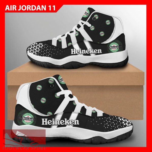 Heineken Design Sneakers Contemporary Air Jordan 11 Shoes For Men And Women - Heineken JD 11_2