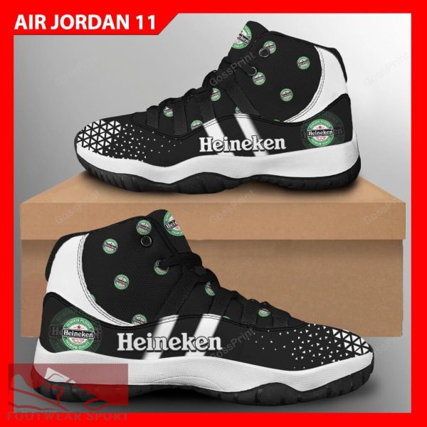 Heineken Design Sneakers Contemporary Air Jordan 11 Shoes For Men And Women - Heineken JD 11_1