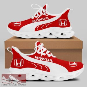 Honda Racing Car Running Sneakers Aspire Max Soul Shoes For Men And Women - Honda Chunky Sneakers White Black Max Soul Shoes For Men And Women Photo 1