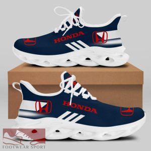 Honda Racing Car Running Sneakers Envision Max Soul Shoes For Men And Women - Honda Chunky Sneakers White Black Max Soul Shoes For Men And Women Photo 2