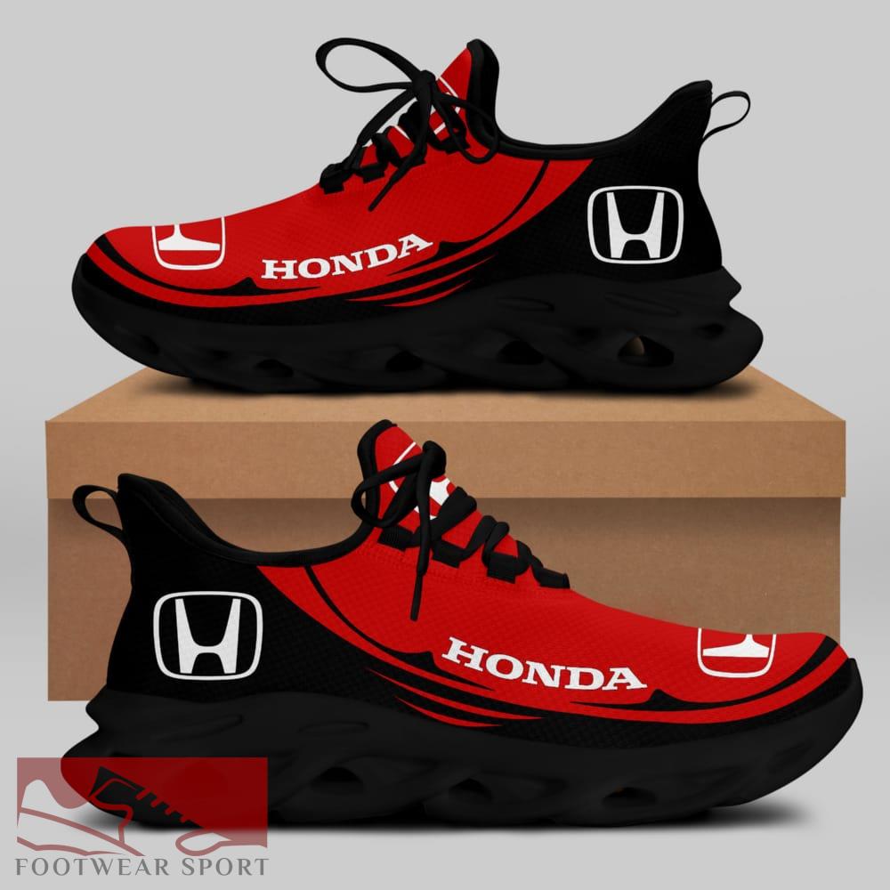Honda Racing Car Running Sneakers Expressive Max Soul Shoes For Men And Women - Honda Chunky Sneakers White Black Max Soul Shoes For Men And Women Photo 1