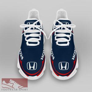 Honda Racing Car Running Sneakers Fusion Max Soul Shoes For Men And Women - Honda Chunky Sneakers White Black Max Soul Shoes For Men And Women Photo 3