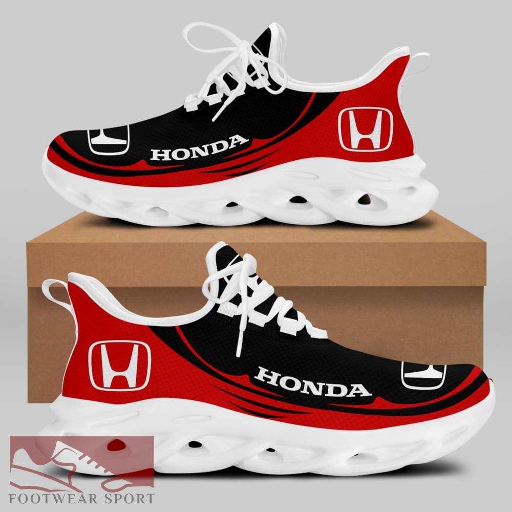 Honda Racing Car Running Sneakers Impression Max Soul Shoes For Men And Women - Honda Chunky Sneakers White Black Max Soul Shoes For Men And Women Photo 2