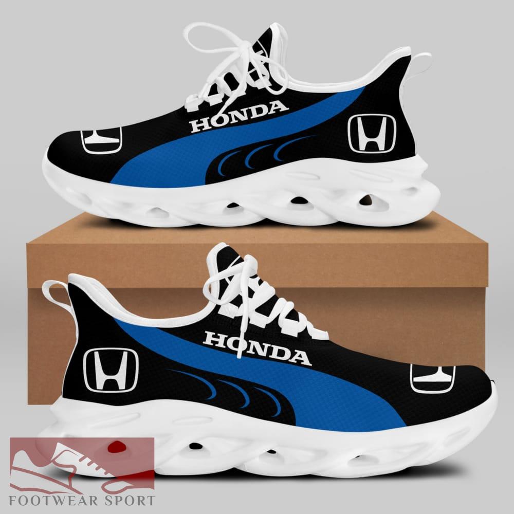 Honda Racing Car Running Sneakers Inspiration Max Soul Shoes For Men And Women - Honda Chunky Sneakers White Black Max Soul Shoes For Men And Women Photo 2