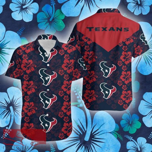 Houston Texans Flowers Hawaiian Shirt Gift Summer - Houston Texans Flowers Hawaiian Shirt Gift Summer