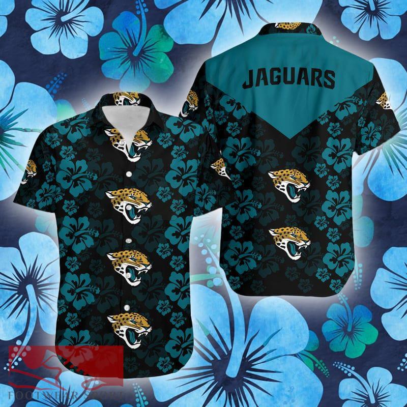Jacksonville Jaguars Flowers Hawaiian Shirt Gift Summer - Jacksonville Jaguars Flowers Hawaiian Shirt Gift Summer