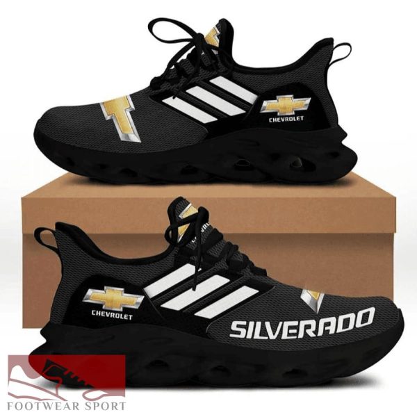 LIMITED CHEVROLET SILVERADO Racing Car Running Sneakers Urban Max Soul Shoes For Men And Women - LIMITED CHEVROLET SILVERADO Chunky Sneakers White Black Max Soul Shoes For Men And Women Photo 2