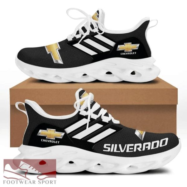 LIMITED CHEVROLET SILVERADO Racing Car Running Sneakers Urban Max Soul Shoes For Men And Women - LIMITED CHEVROLET SILVERADO Chunky Sneakers White Black Max Soul Shoes For Men And Women Photo 1