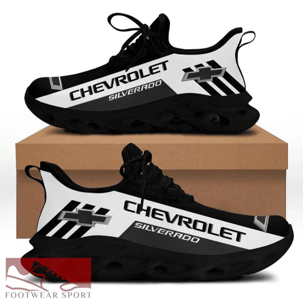 LIMITED EDITION CHEVROLET SILVERADO Racing Car Running Sneakers Signature Max Soul Shoes For Men And Women - LIMITED EDITION CHEVROLET SILVERADO Chunky Sneakers White Black Max Soul Shoes For Men And Women Photo 2