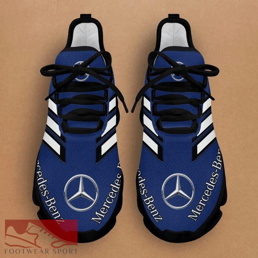 LIMITED MERCEDESBENZ Racing Car Running Sneakers Visual Max Soul Shoes For Men And Women - LIMITED MERCEDESBENZ Chunky Sneakers White Black Max Soul Shoes For Men And Women Photo 3