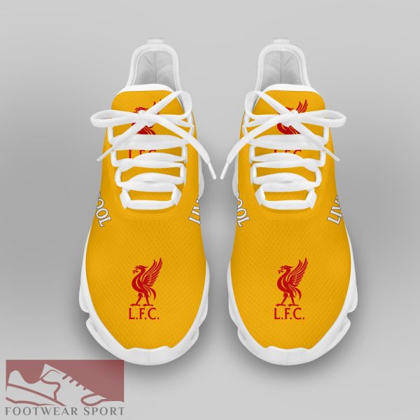 Liverpool FC Fans EPL Chunky Sneakers Athleisure Max Soul Shoes For Men And Women - Liverpool FC Chunky Sneakers White Black Max Soul Shoes For Men And Women Photo 3
