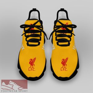 Liverpool FC Fans EPL Chunky Sneakers Athleisure Max Soul Shoes For Men And Women - Liverpool FC Chunky Sneakers White Black Max Soul Shoes For Men And Women Photo 4