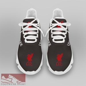Liverpool FC Fans EPL Chunky Sneakers Athletic Max Soul Shoes For Men And Women - Liverpool FC Chunky Sneakers White Black Max Soul Shoes For Men And Women Photo 3