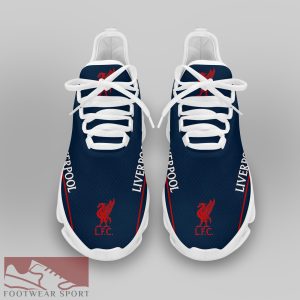 Liverpool FC Fans EPL Chunky Sneakers Casual Max Soul Shoes For Men And Women - Liverpool FC Chunky Sneakers White Black Max Soul Shoes For Men And Women Photo 3