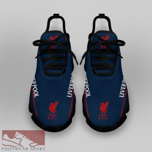 Liverpool FC Fans EPL Chunky Sneakers Casual Max Soul Shoes For Men And Women - Liverpool FC Chunky Sneakers White Black Max Soul Shoes For Men And Women Photo 4