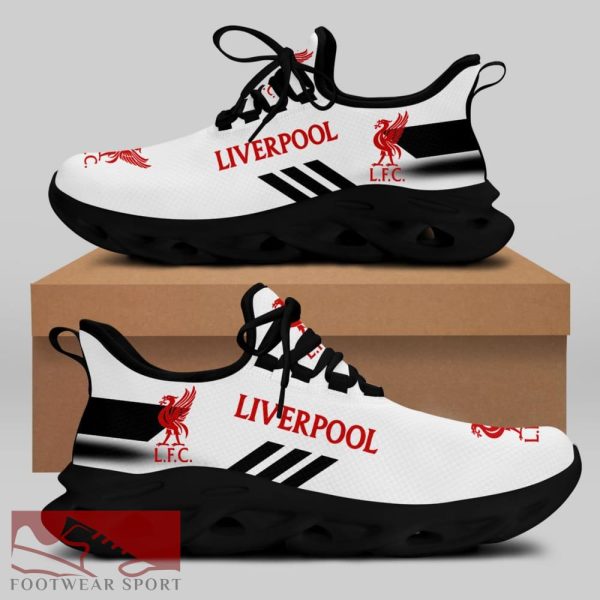 Liverpool FC Fans EPL Chunky Sneakers Collection Max Soul Shoes For Men And Women - Liverpool FC Chunky Sneakers White Black Max Soul Shoes For Men And Women Photo 2