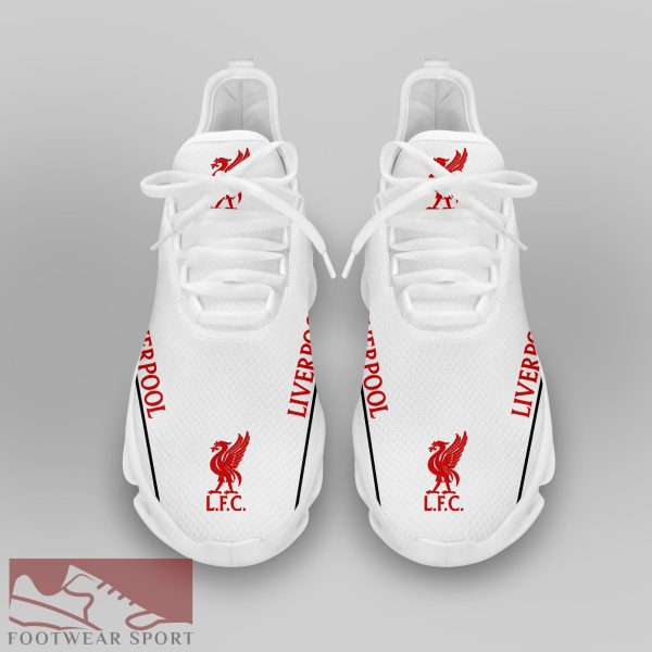 Liverpool FC Fans EPL Chunky Sneakers Contemporary Max Soul Shoes For Men And Women - Liverpool FC Chunky Sneakers White Black Max Soul Shoes For Men And Women Photo 3