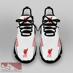 Liverpool FC Fans EPL Chunky Sneakers Contemporary Max Soul Shoes For Men And Women - Liverpool FC Chunky Sneakers White Black Max Soul Shoes For Men And Women Photo 4