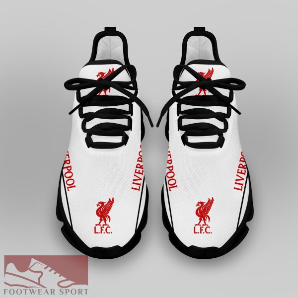Liverpool FC Fans EPL Chunky Sneakers Contemporary Max Soul Shoes For Men And Women - Liverpool FC Chunky Sneakers White Black Max Soul Shoes For Men And Women Photo 4
