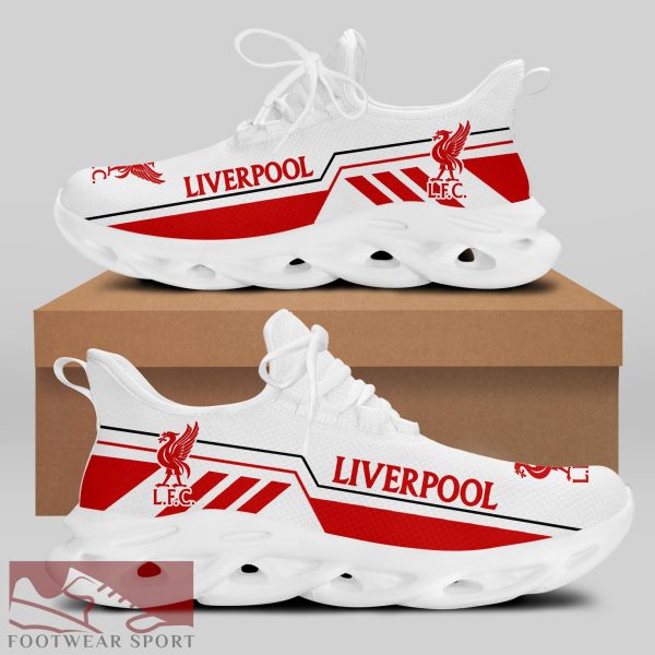 Liverpool FC Fans EPL Chunky Sneakers Contemporary Max Soul Shoes For Men And Women - Liverpool FC Chunky Sneakers White Black Max Soul Shoes For Men And Women Photo 1
