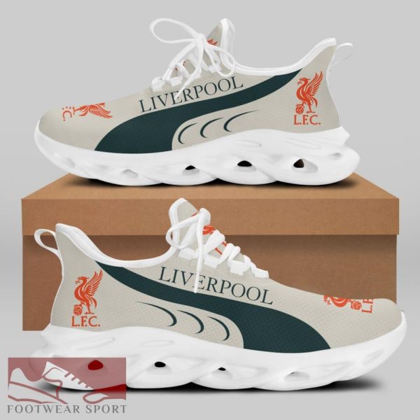 Liverpool FC Fans EPL Chunky Sneakers Exclusive Max Soul Shoes For Men And Women - Liverpool FC Chunky Sneakers White Black Max Soul Shoes For Men And Women Photo 2