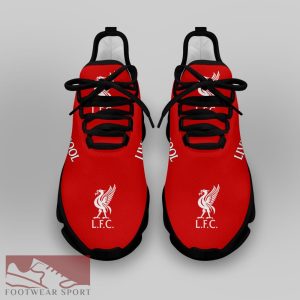 Liverpool FC Fans EPL Chunky Sneakers Iconic Max Soul Shoes For Men And Women - Liverpool FC Chunky Sneakers White Black Max Soul Shoes For Men And Women Photo 4