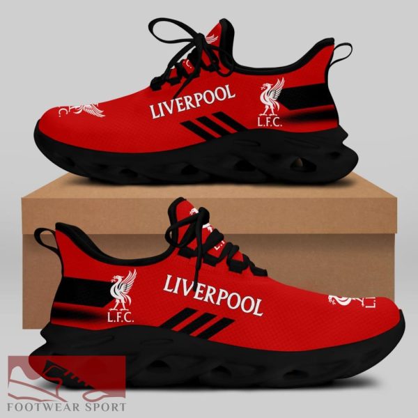 Liverpool FC Fans EPL Chunky Sneakers Iconic Max Soul Shoes For Men And Women - Liverpool FC Chunky Sneakers White Black Max Soul Shoes For Men And Women Photo 1