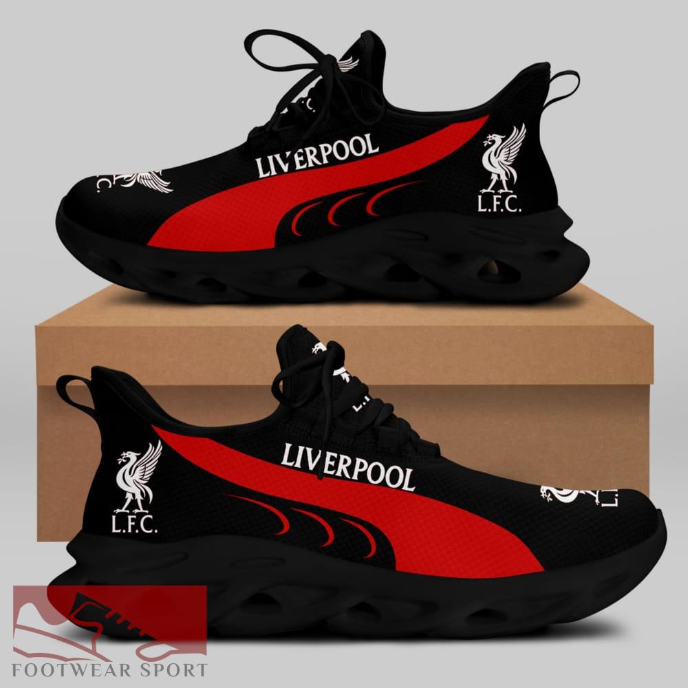 Liverpool FC Fans EPL Chunky Sneakers Luxury Max Soul Shoes For Men And Women - Liverpool FC Chunky Sneakers White Black Max Soul Shoes For Men And Women Photo 1