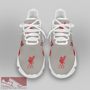 Liverpool FC Fans EPL Chunky Sneakers Modern Max Soul Shoes For Men And Women - Liverpool FC Chunky Sneakers White Black Max Soul Shoes For Men And Women Photo 3