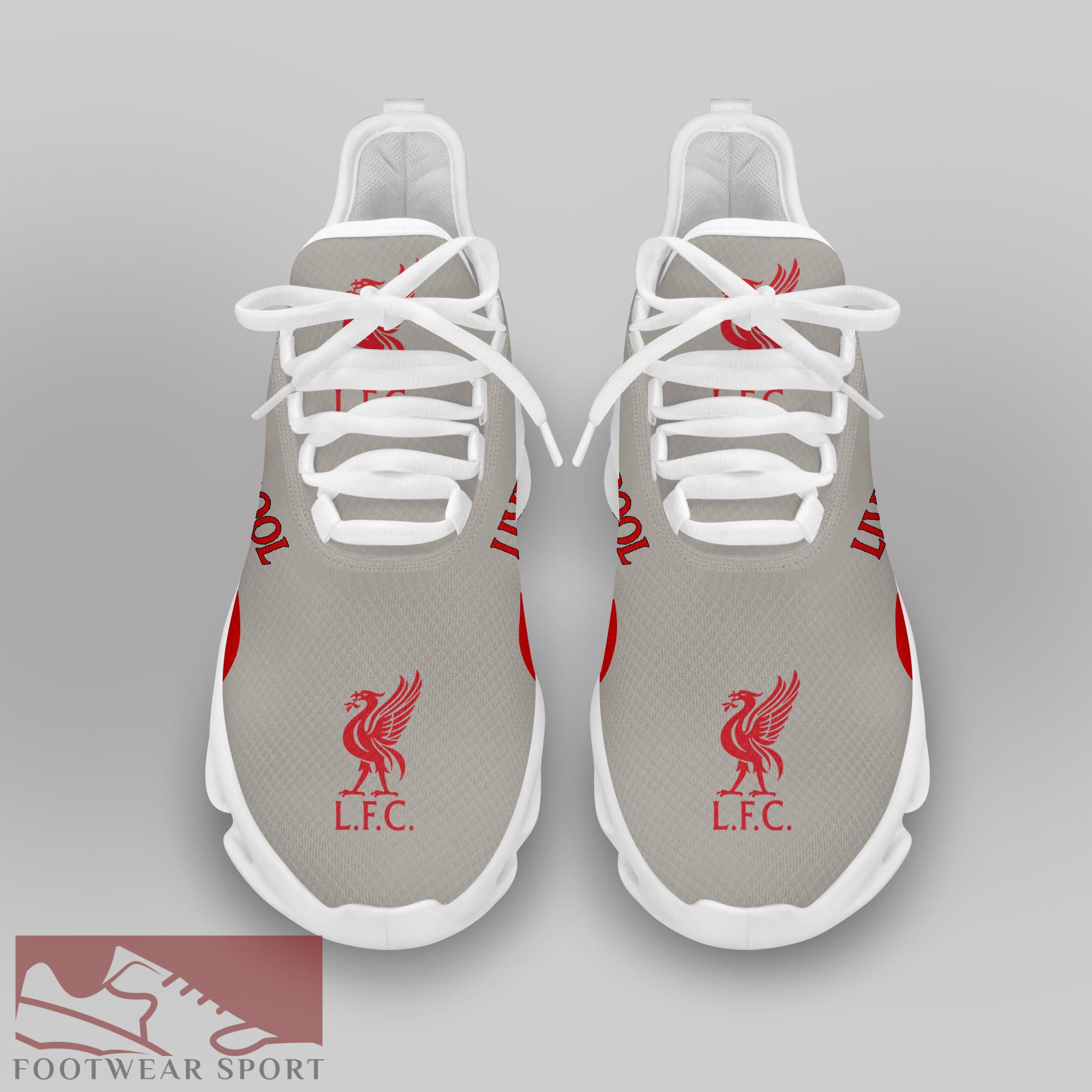 Liverpool FC Fans EPL Chunky Sneakers Modern Max Soul Shoes For Men And Women - Liverpool FC Chunky Sneakers White Black Max Soul Shoes For Men And Women Photo 3