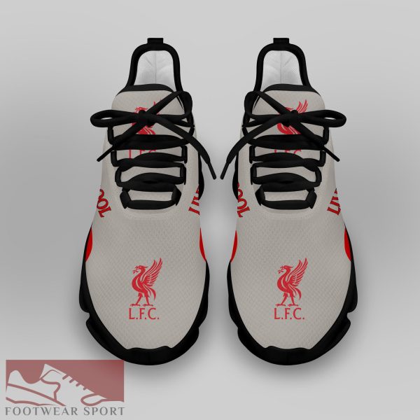 Liverpool FC Fans EPL Chunky Sneakers Modern Max Soul Shoes For Men And Women - Liverpool FC Chunky Sneakers White Black Max Soul Shoes For Men And Women Photo 4