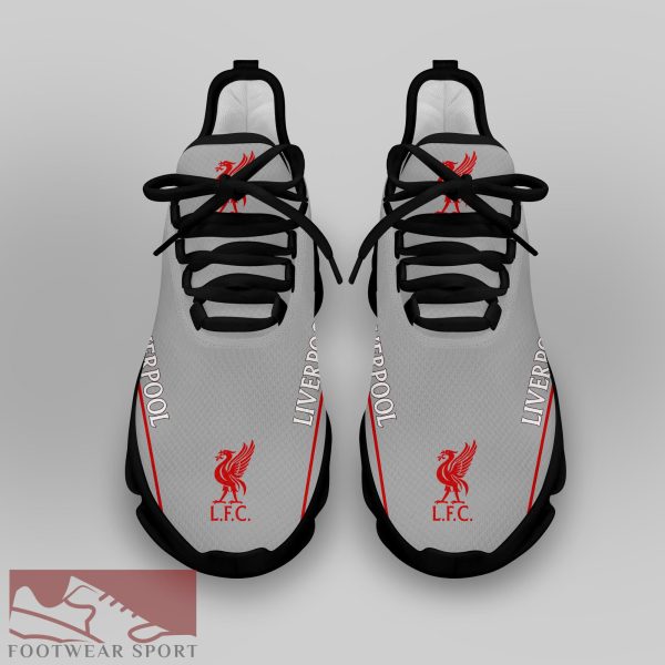 Liverpool FC Fans EPL Chunky Sneakers Statement Max Soul Shoes For Men And Women - Liverpool FC Chunky Sneakers White Black Max Soul Shoes For Men And Women Photo 4